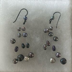 Floating Pearl Earrings